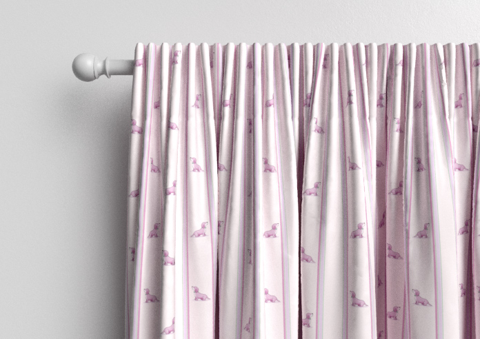 Dasching About, Sausage Stripe Princess - Made to Measure Curtains - Image 9